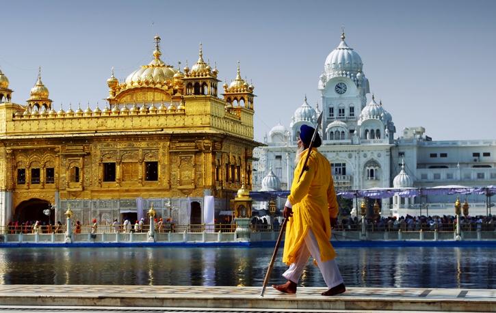 Amritsar in Punjab, dem spirituellen und kulturellen Zentrum der Sikh Religion.