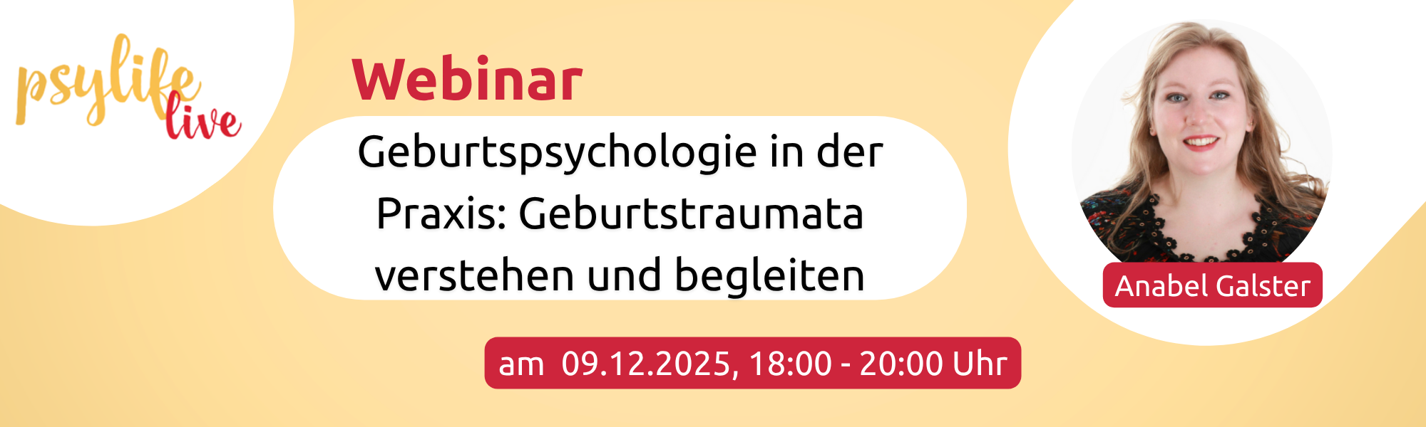 Banner für Webinar zur Geburtspsychologie am 9.12.2025