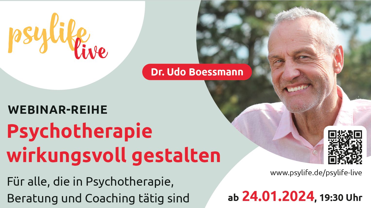 Banner Webinar-Reihe mit Udo Boessmann