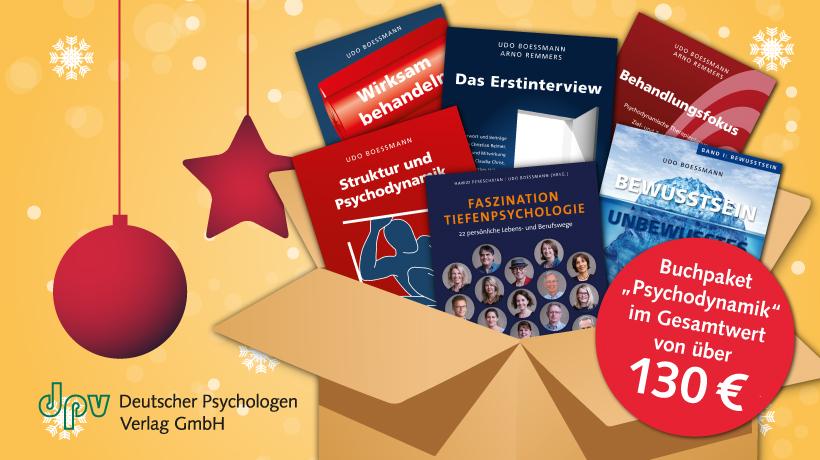 (Abbildung: Deutscher Psychologen Verlag) Paket mit Psychodynamik-Büchern