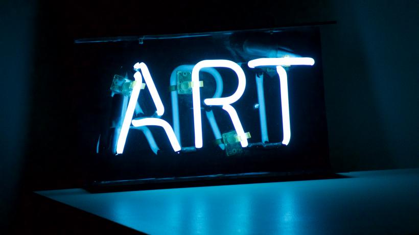 Neon-Schild "Art"