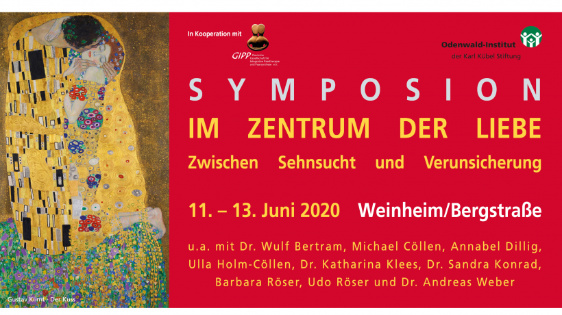 Symposion 2020. Im Zentrum der Liebe (Quelle: Odenwald-Institut) Flyer Symposion