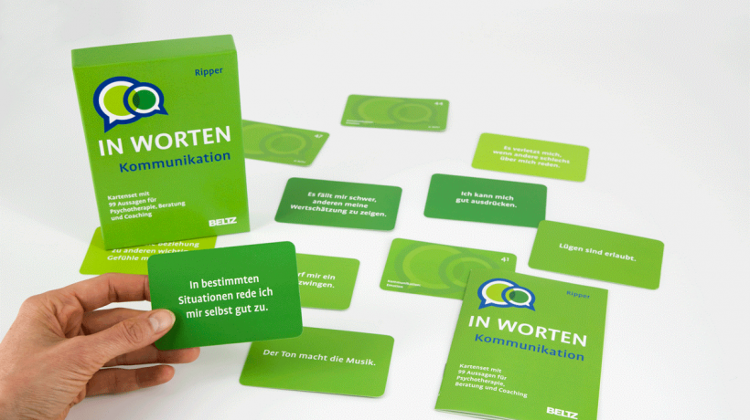 Die Karten des Sets „Kommunikation“ ermöglichen die Analyse der Kommunikationsfähigkeit. (Foto: Beltz Verlag)