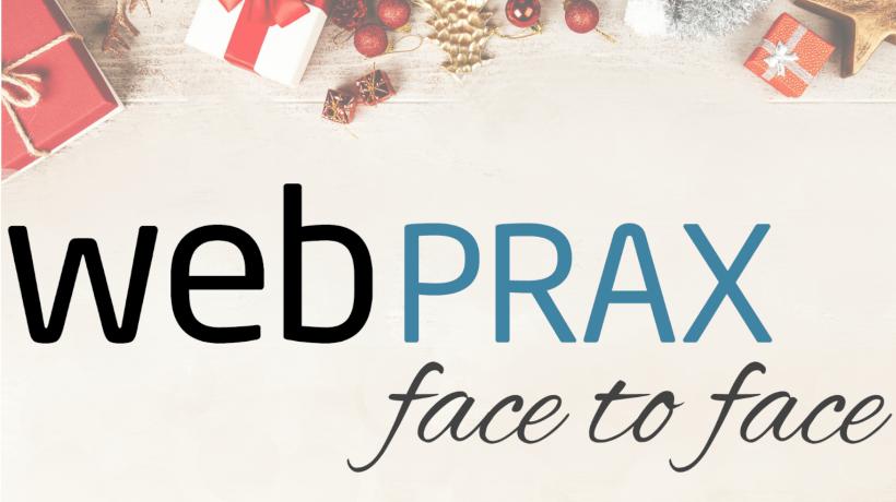 Logo: webprax / Hintergrund: giftpundits.com - pexels