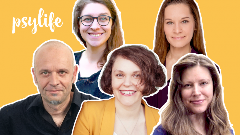 Bildquellen: siehe Einzelfotos, bearbeitet durch DPV GmbH Gruppenfoto des psylife-Teams