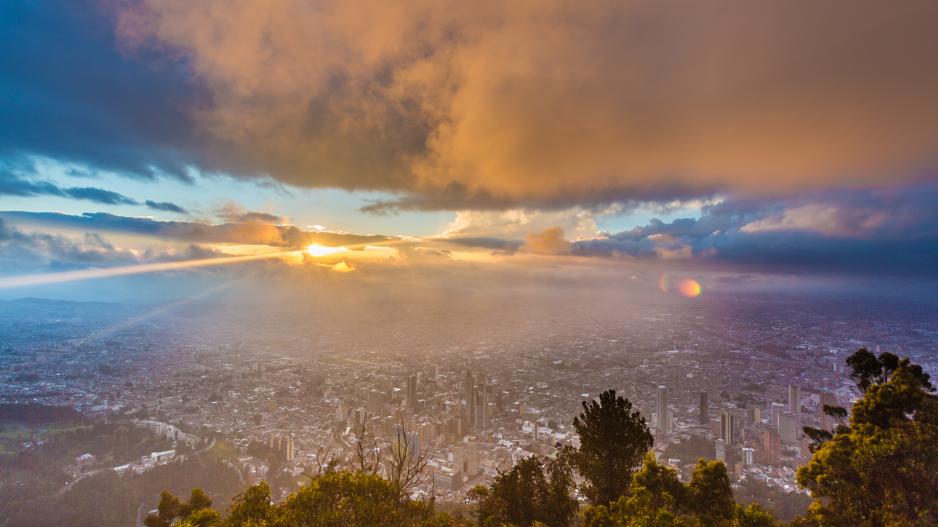 Blick vom Gipfel Montserrate auf die Hauptstadt Bogotá (Foto: INTERCONTACT/Neptuno)