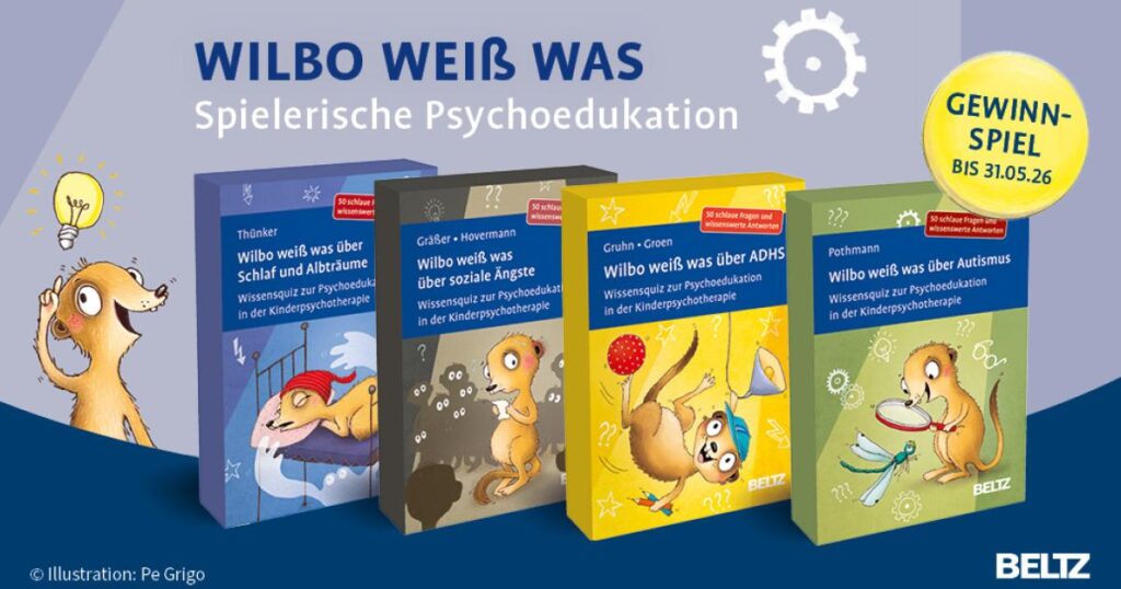 Mache Psychoedukation zum Erlebnis – mit dem Wilbo-Wissensquiz