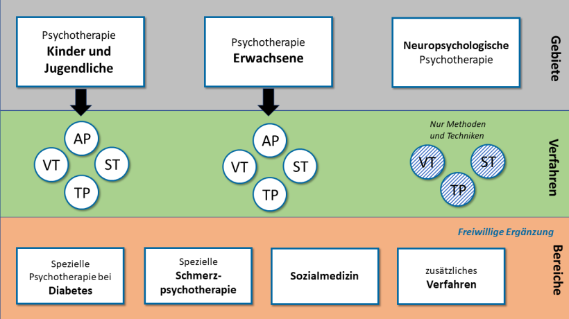 Grafik Optionen der Weiterbildung