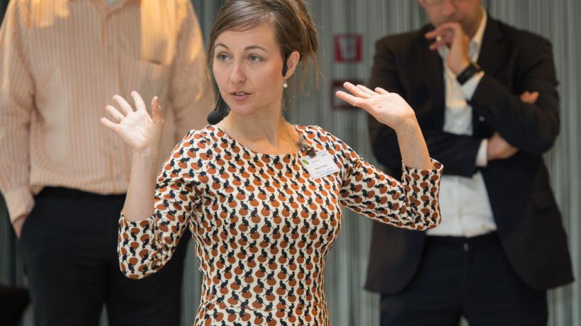 Frauke Nees bei einem Workshop