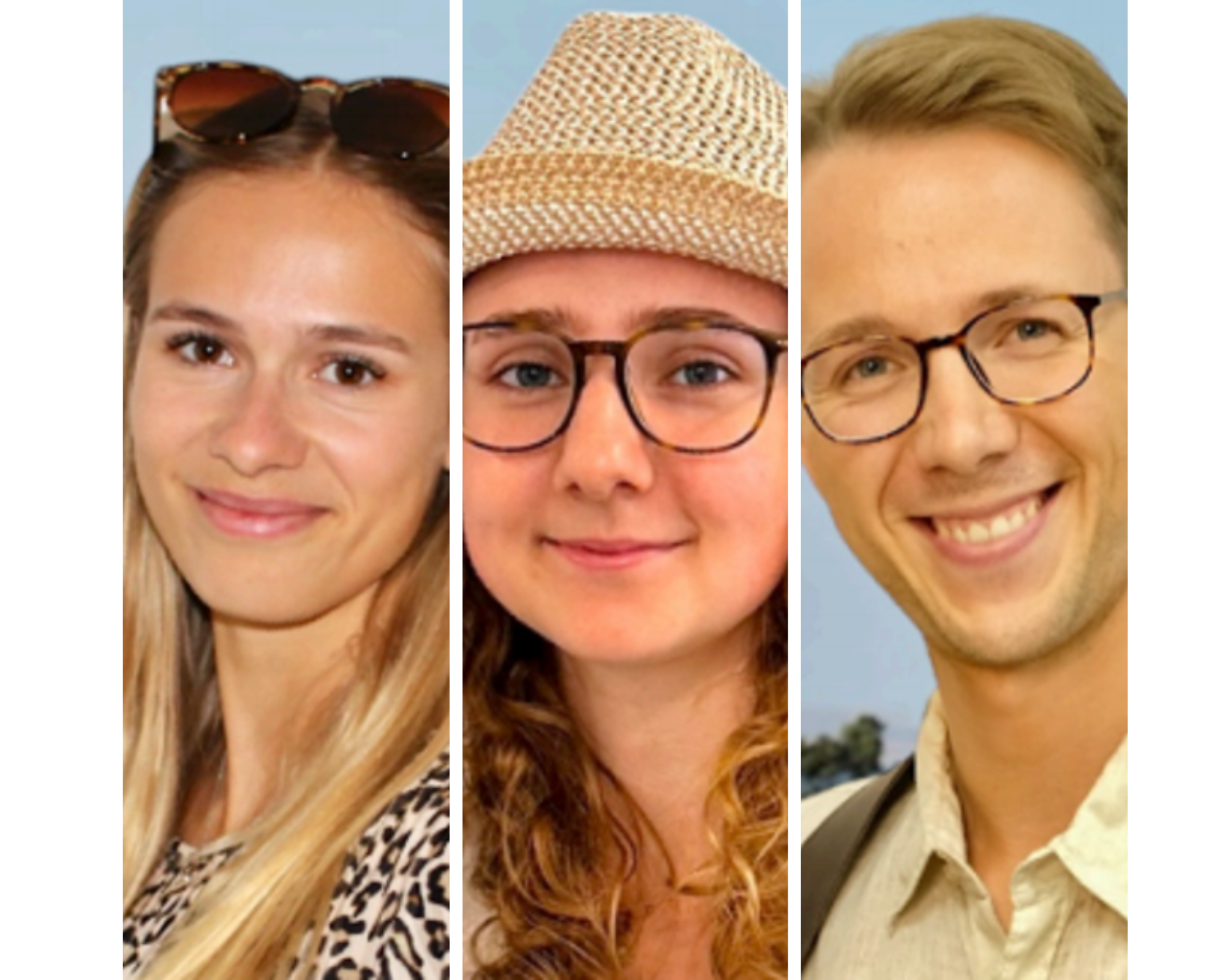 Lara Harth, Amelie Sauermann und Tom Reschke